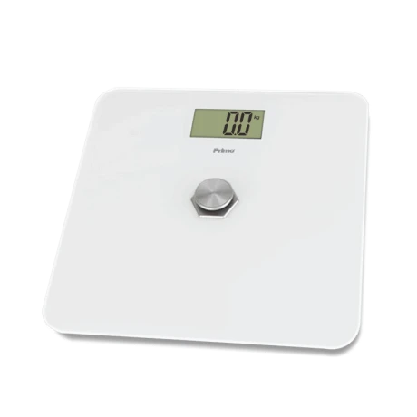 Ζυγαριά Σώματος Kinetic PRBS-40466 Primo 180Kg Υάλινη Λευκή