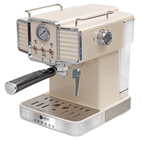ESPRESSO COFFEE MAKER RETRO EPOQUE 1350w 20bar 1.5lt CREAM