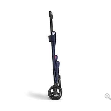 ARGO GIMI polyester foldable shopping trolley in blue color 42Lt. 30x36x94cm.