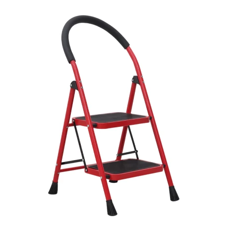 Step stool metal 2 steps 40cm.